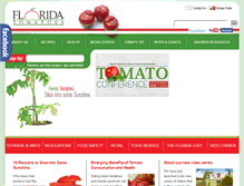 Tablet Screenshot of floridatomatoes.org
